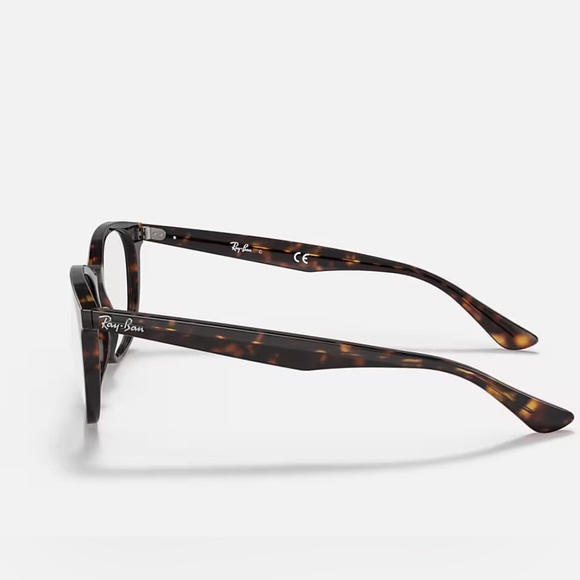 Unisex Ray Ban eyeglass in tortoise color - Picture 3 of 9